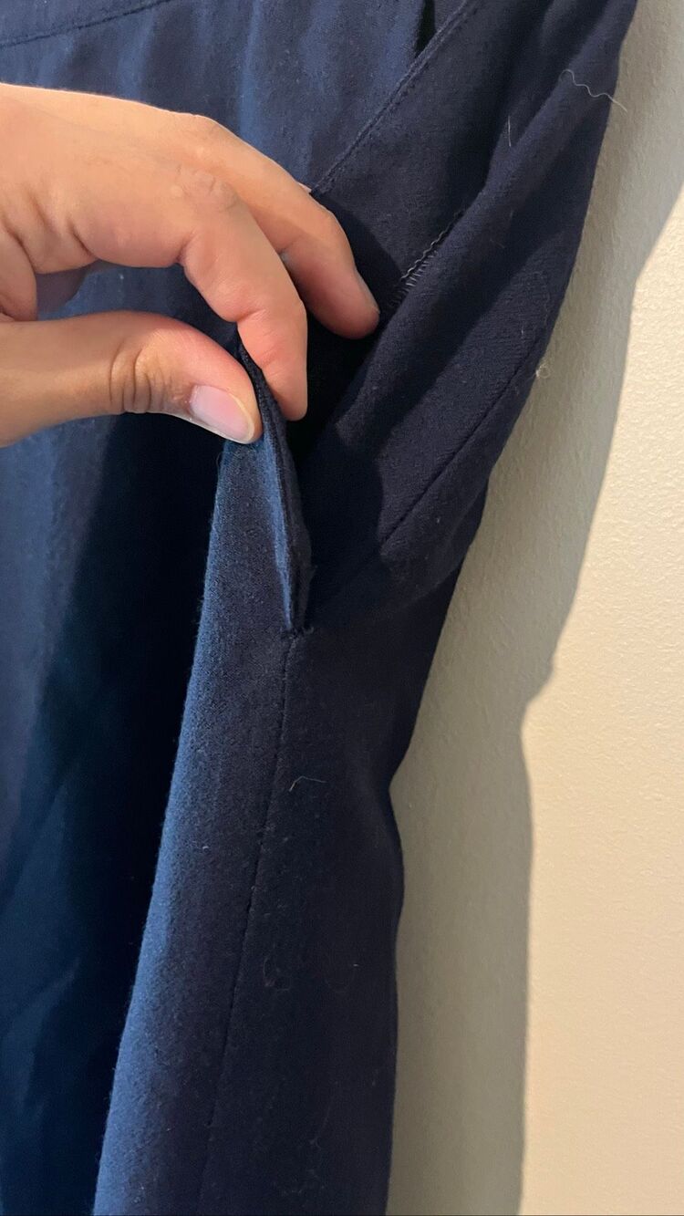 Dior Navy Pencil Skirt - Picture 6 of 7
